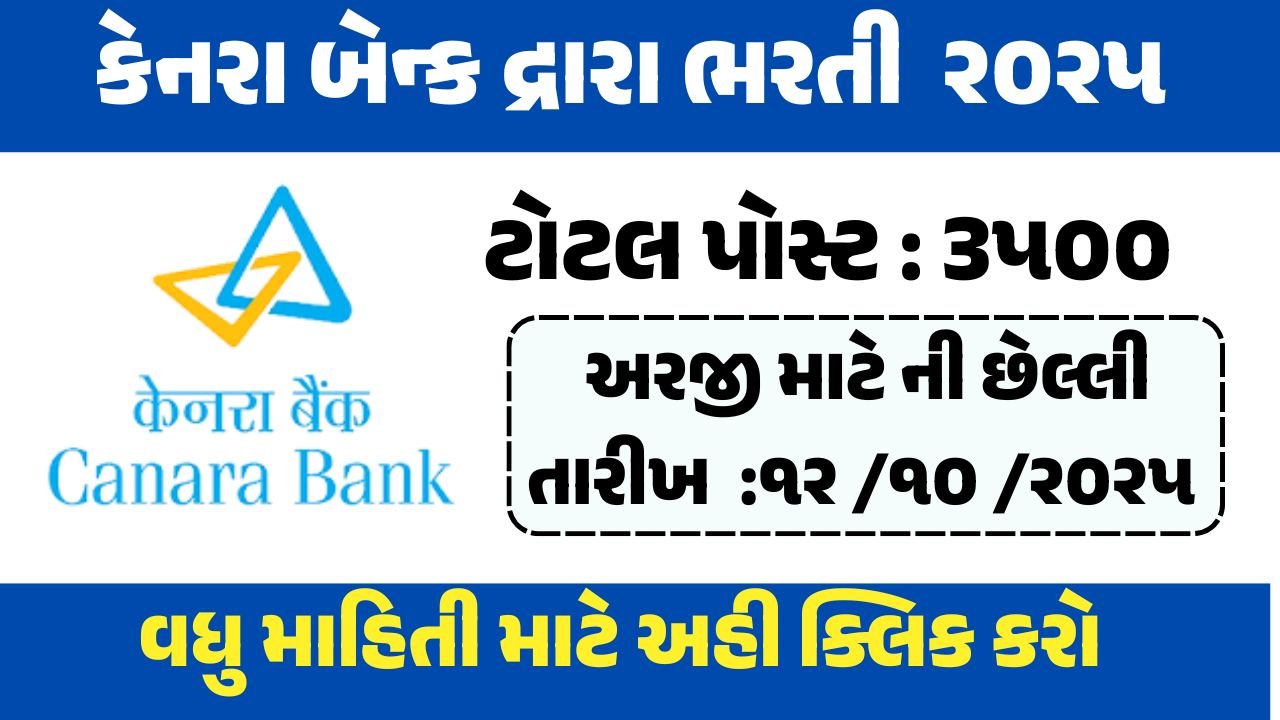 Canara Bank Recruitment 2025